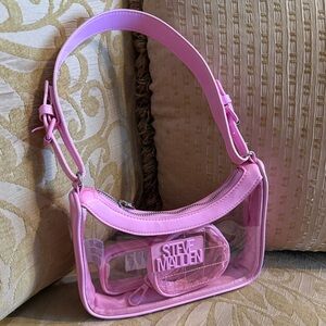 Steve Madden BPauli Transparent Crossbody Bag preowned